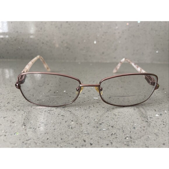 TRES JOLIE 154 501 PINK IVORY MARBLE FRAMES ONLY EYEGLASSES full rim 53-16-135 - Picture 1 of 14